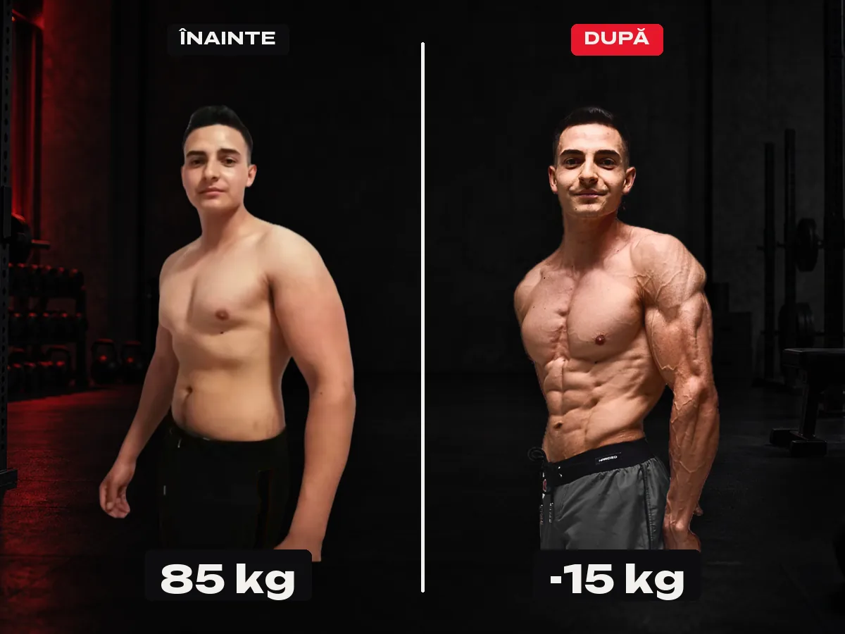 Transformare EdiFit, înainte și după: -15 kg